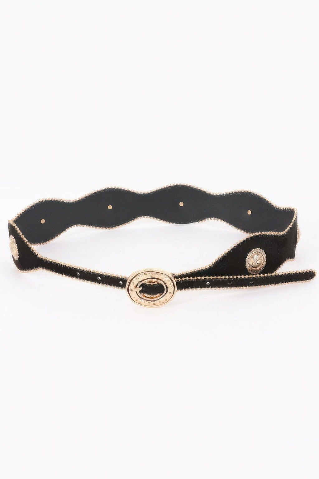 Scalloped Edge Concho Belt