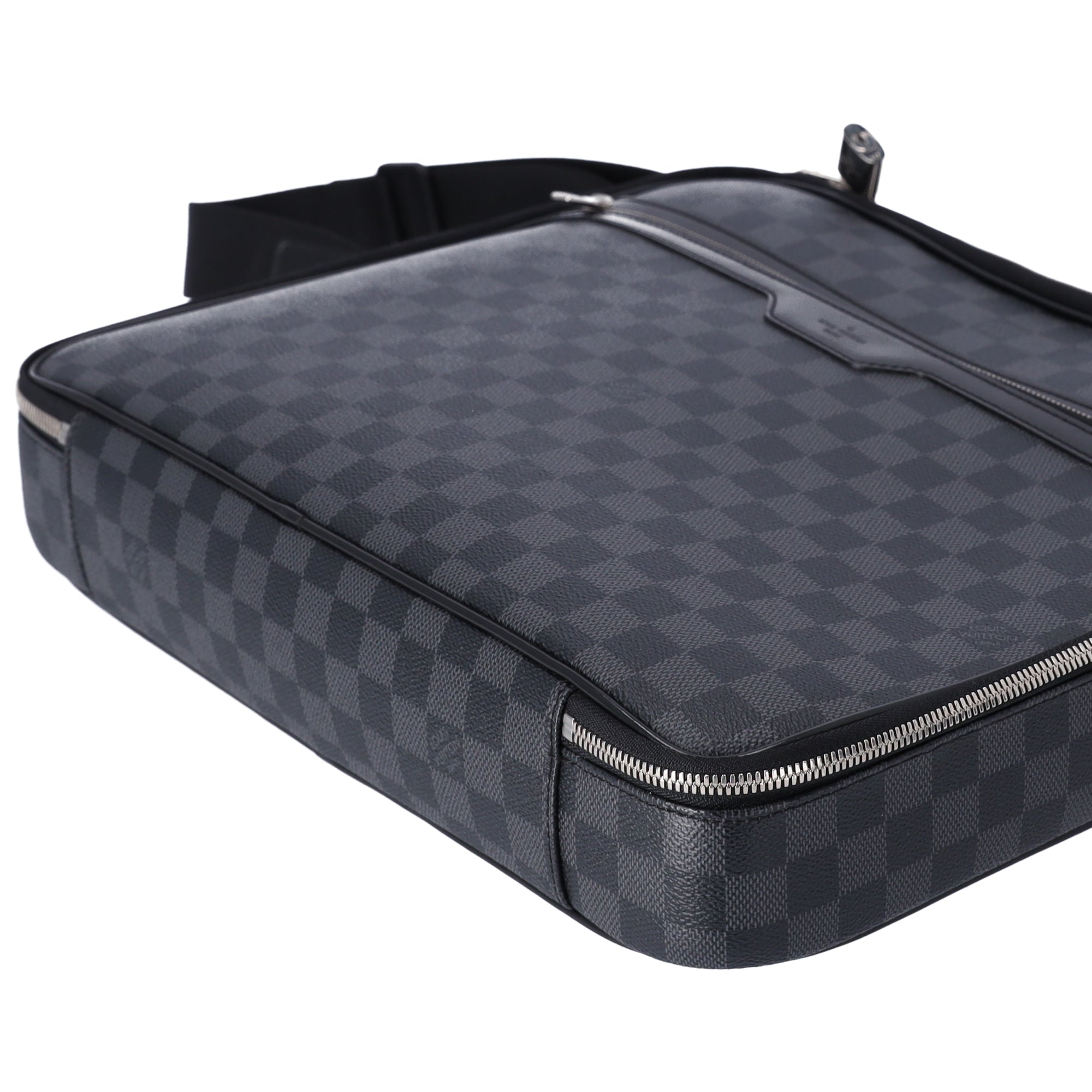 Louis Vuitton Steve Business Bag N58030 Damier Graphite Damier Black