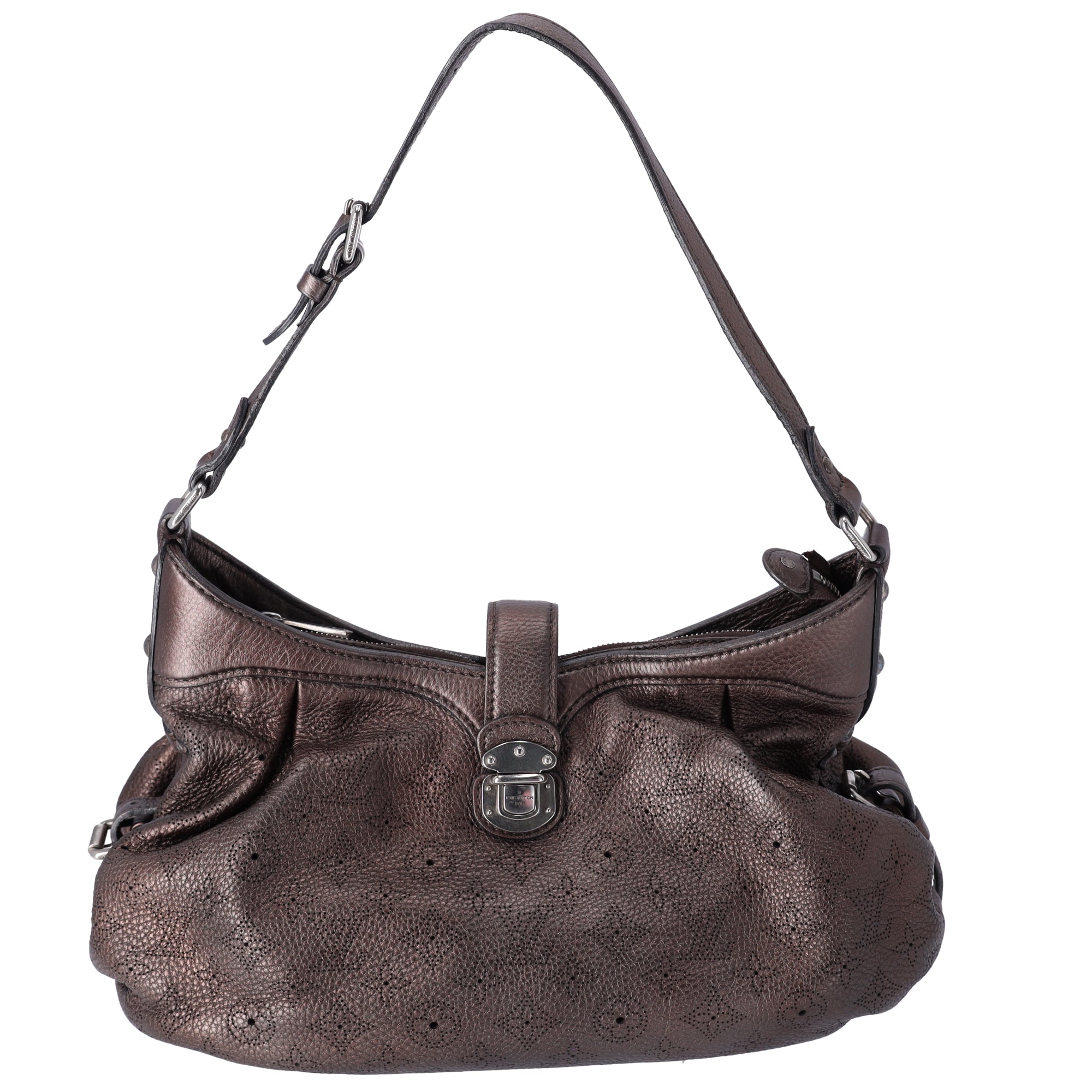 Louis Vuitton XS Mahina Shoulder Bag M95769 Mordore Bronze Leather