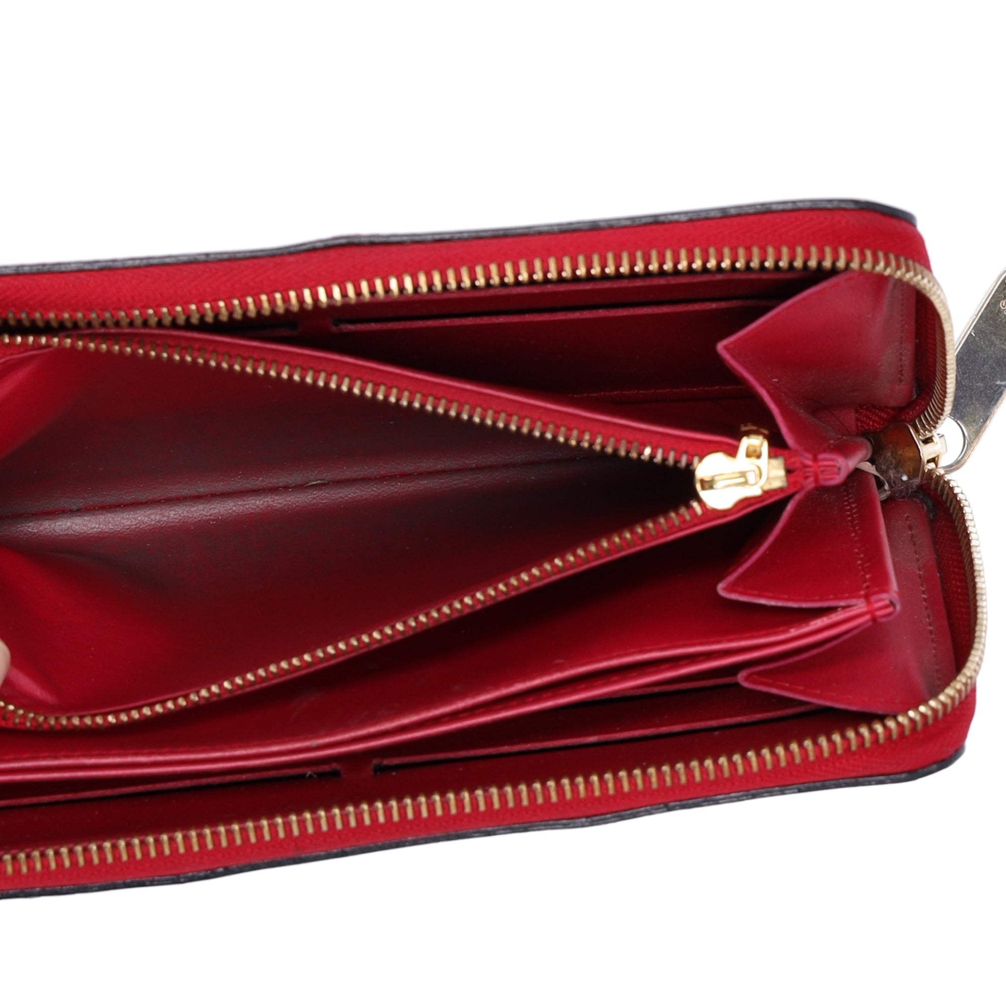 Louis Vuitton Zippy Wallet Sweet Monogram Rose Indian Patent Leather