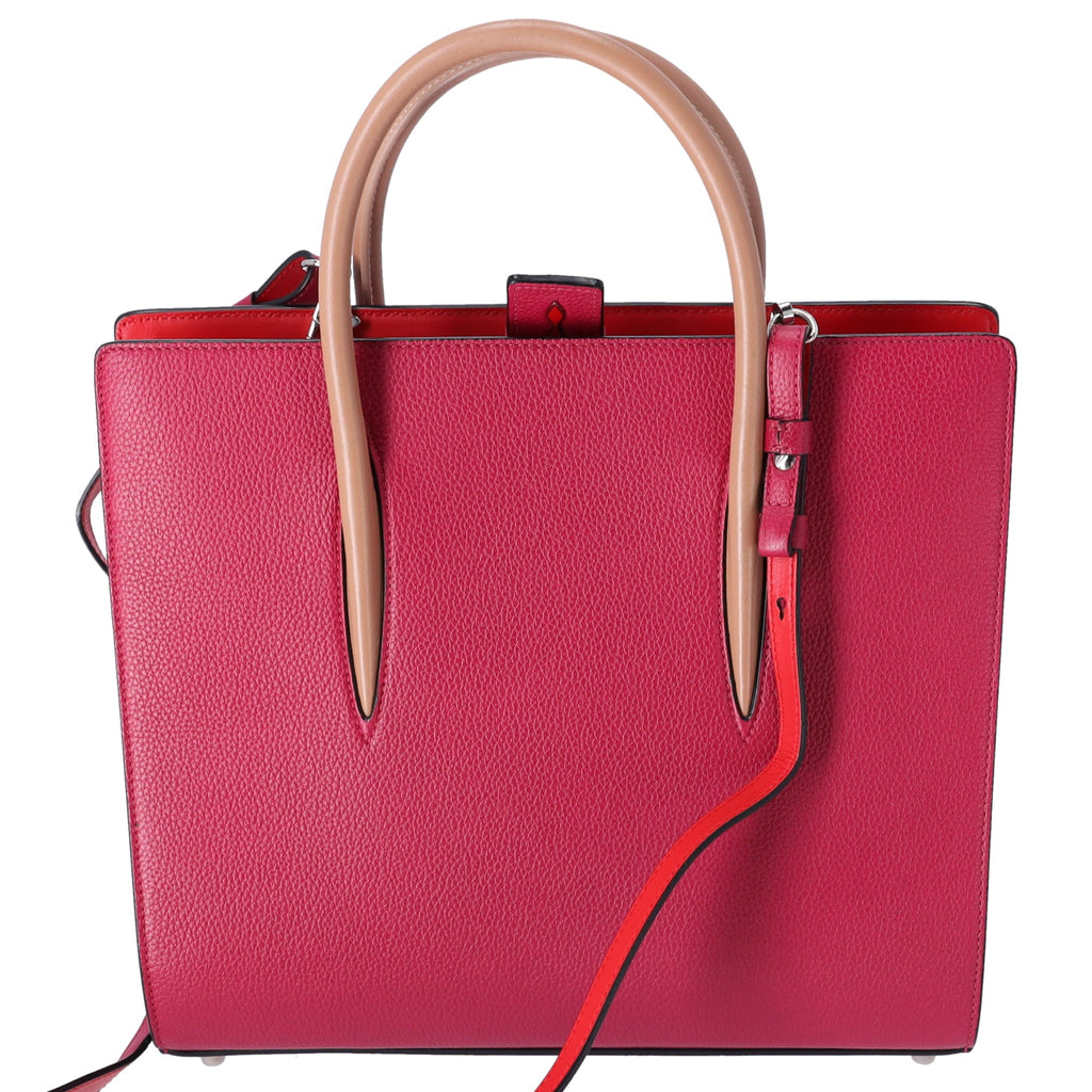 Christian Louboutin Paloma Medium Handbag Pink Solid Classic Studded