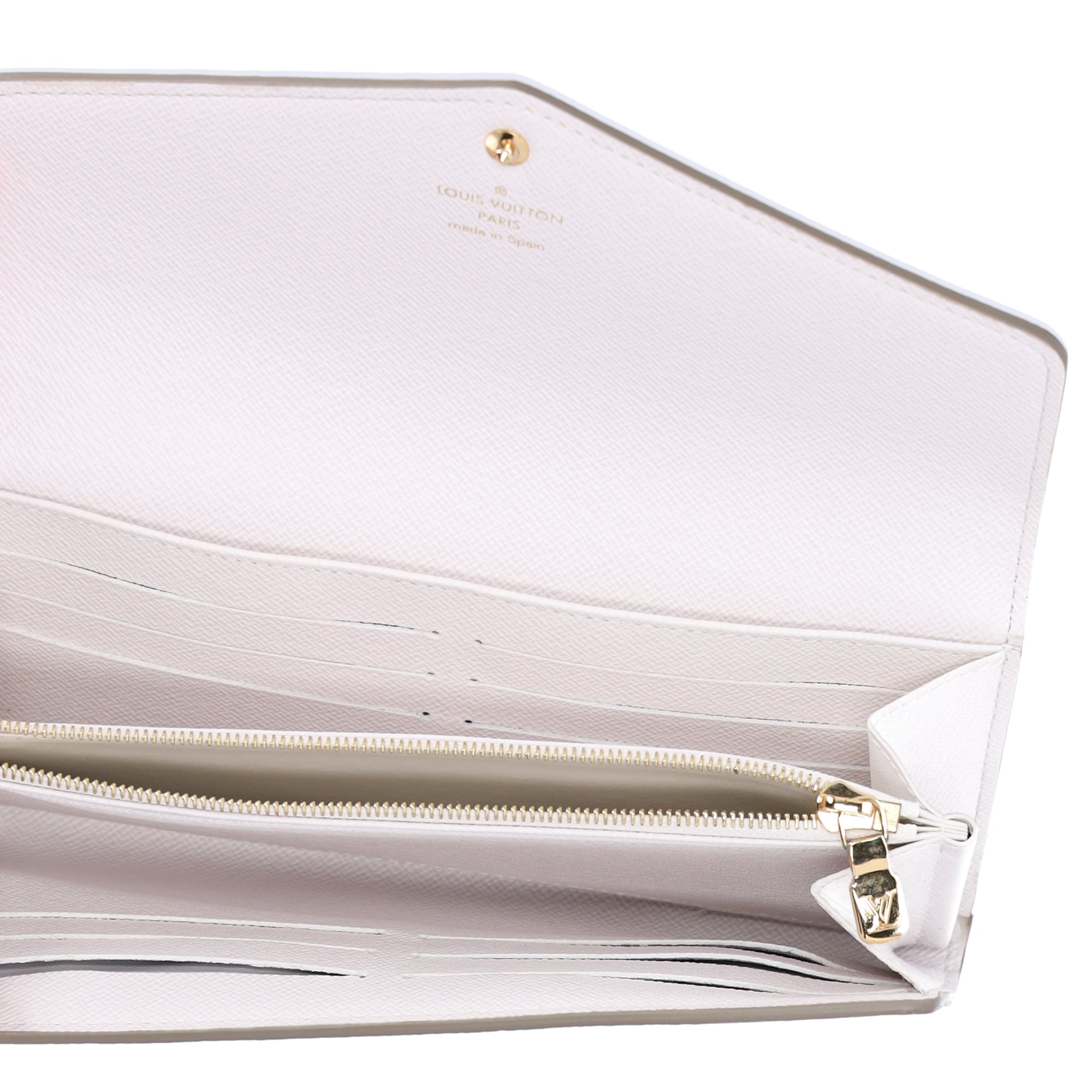 Louis Vuitton Sarah Wallet Spring In The City Long Wallet M81276 Sunset Khaki