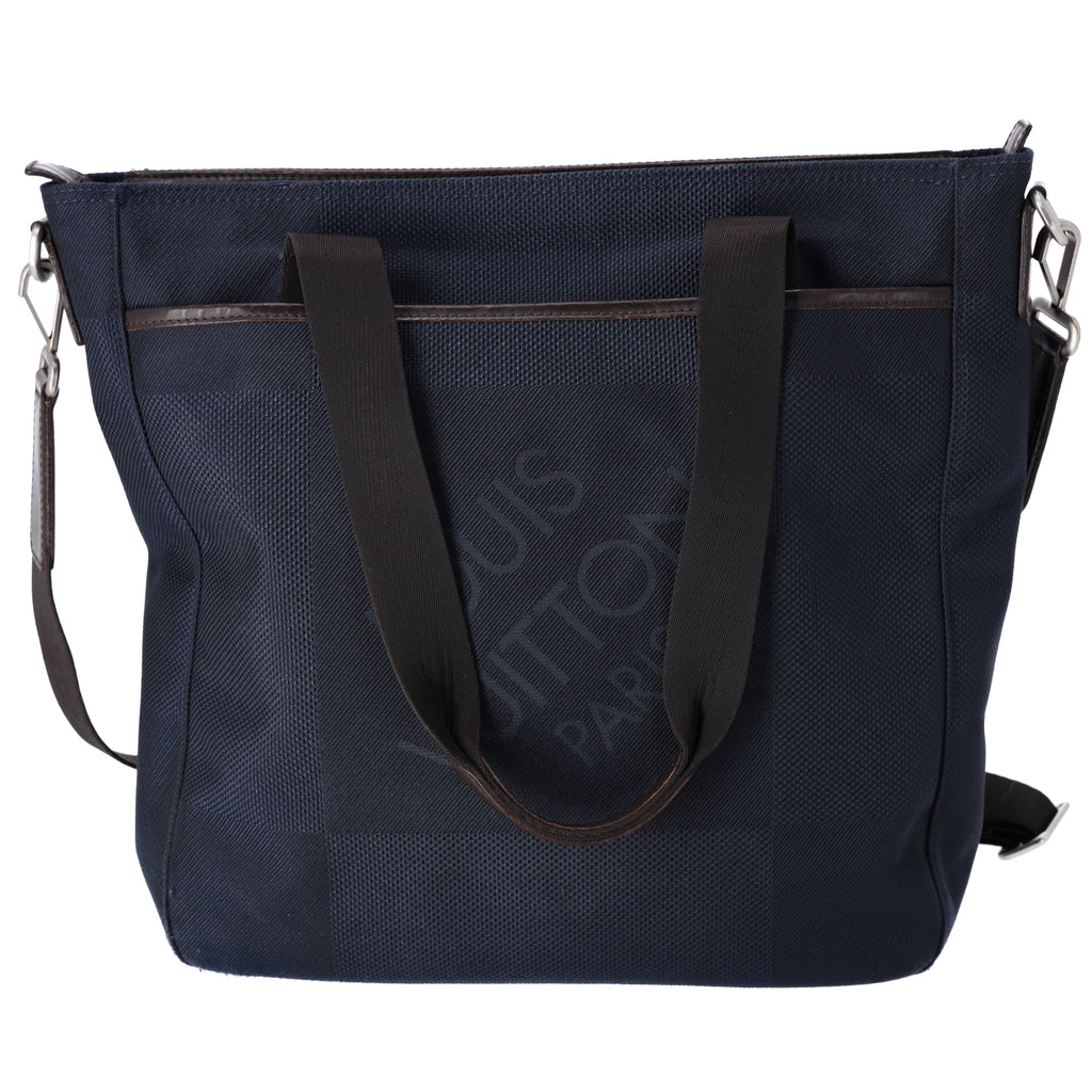 Louis Vuitton Damier Geant Jongleur Tote Bag Blue Ocean Canvas