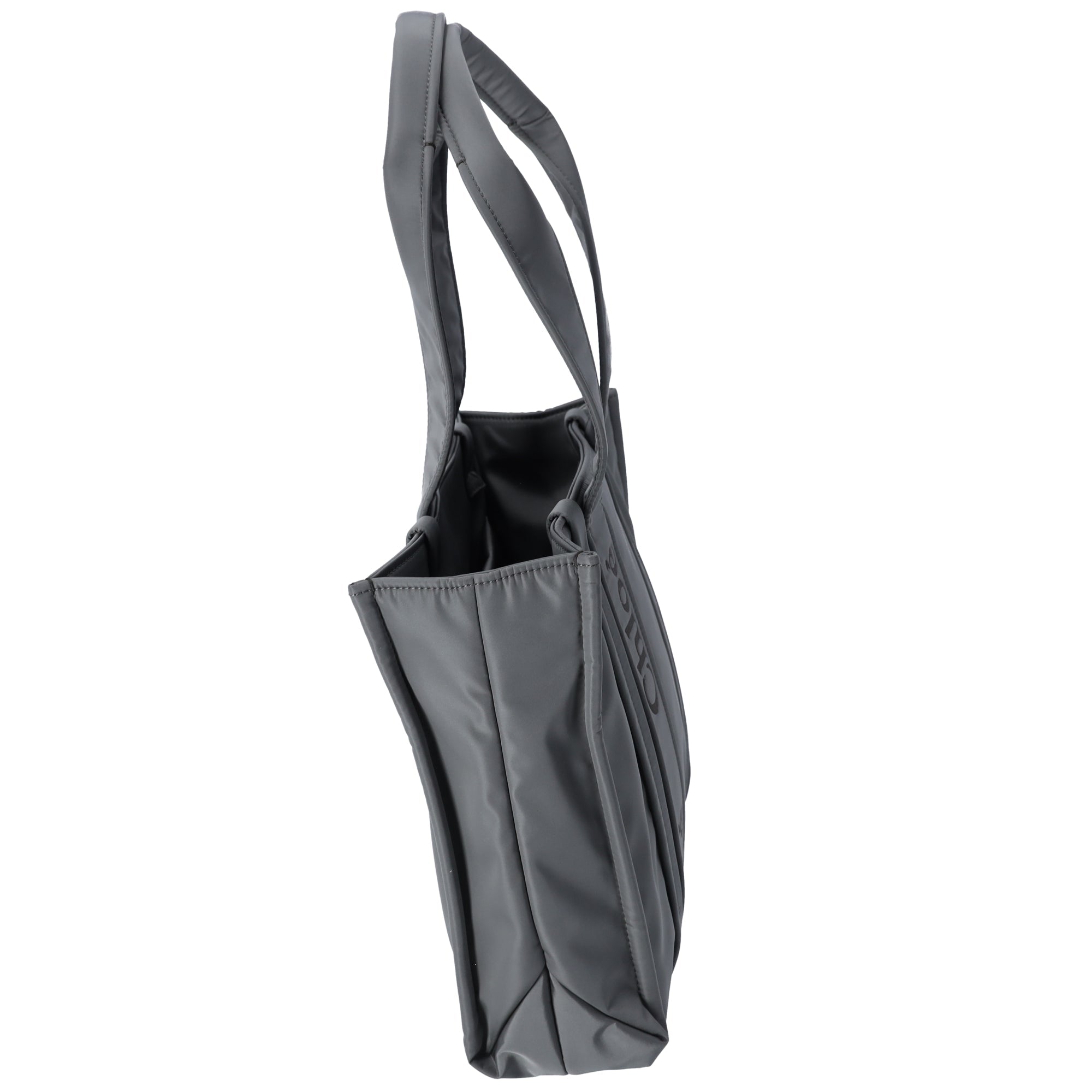 Chloe Woody Medium Tote Bag Tote Bag Gray Polyester