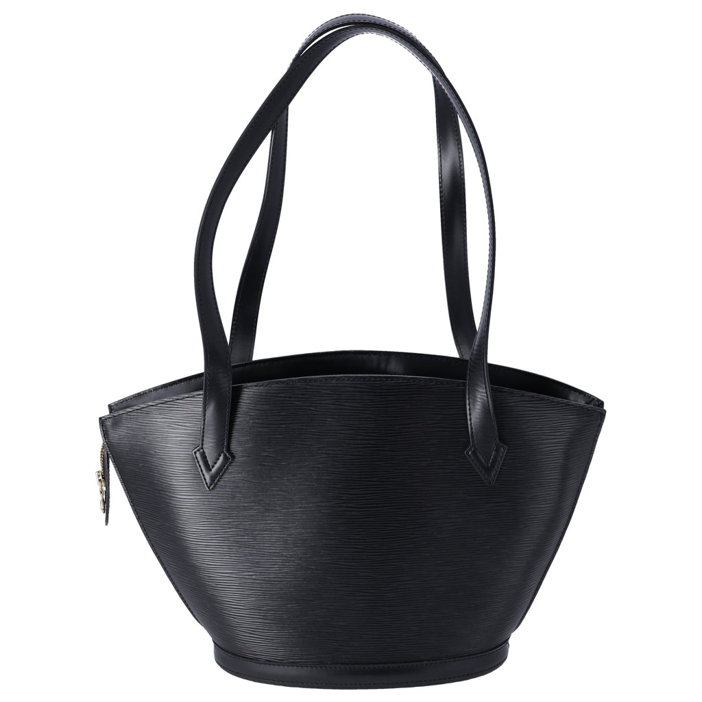 Louis Vuitton Saint Jacques Epi Handbag M52272 Noir Black Leather