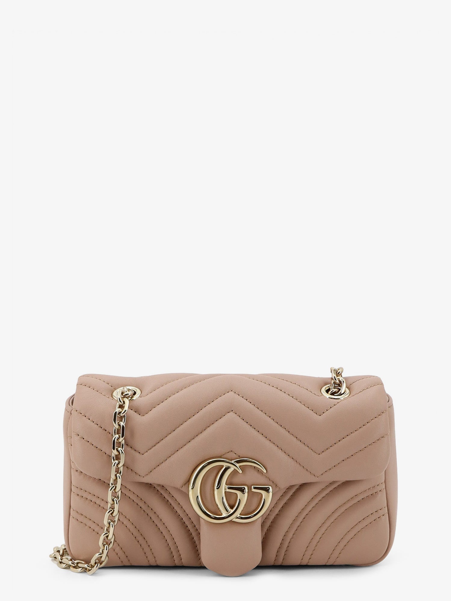 Gucci Women Gg Marmont Leather Crossbody Bag