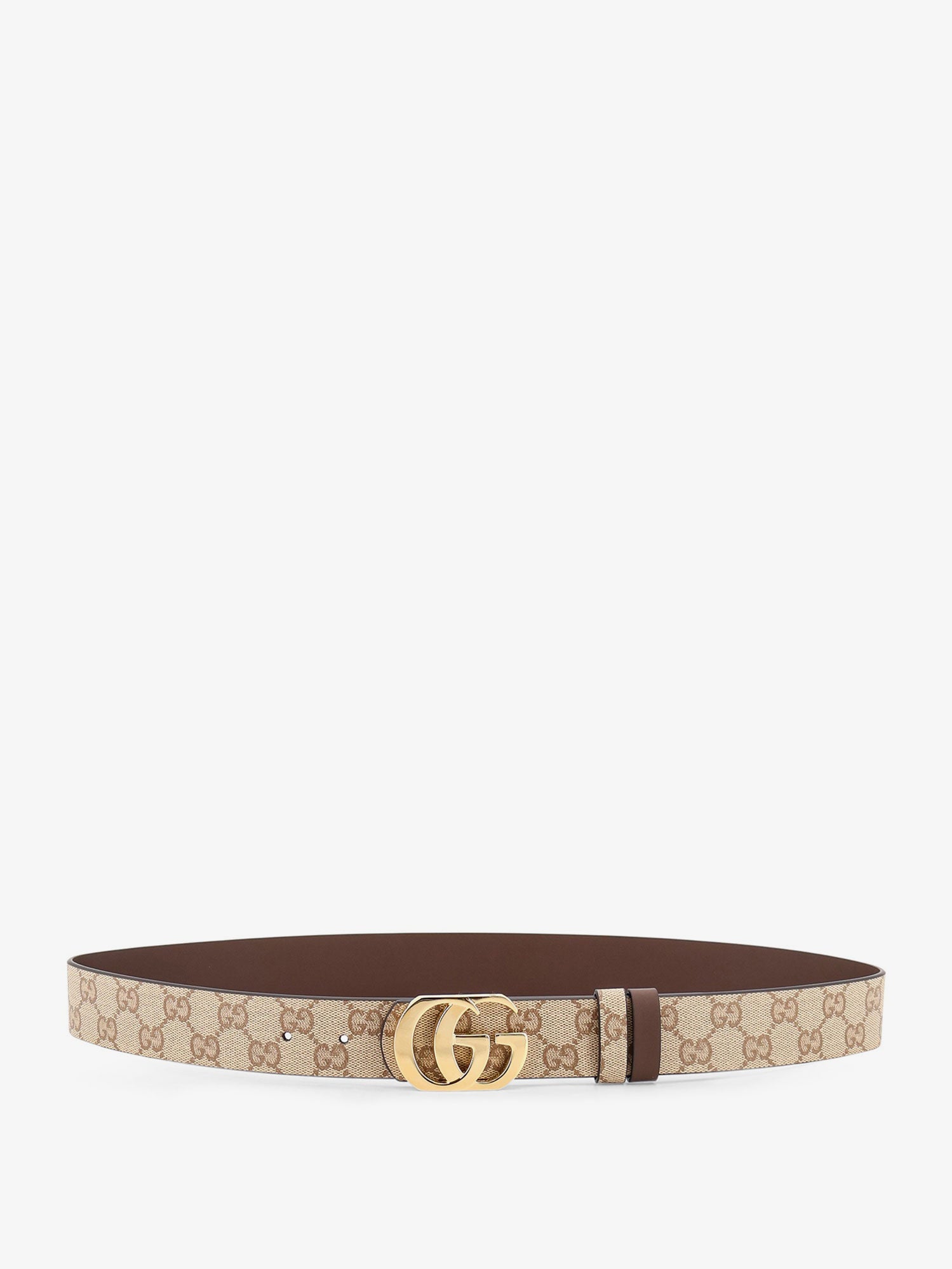 Gucci Men Gg Marmont Gg Fabric Reversible Belt