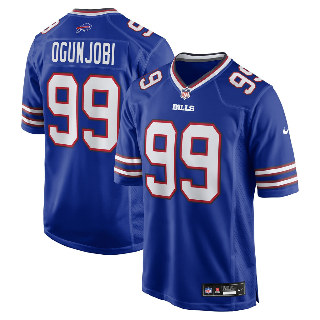 Buffalo Bills Larry Ogunjobi Royal Team Game Jersey