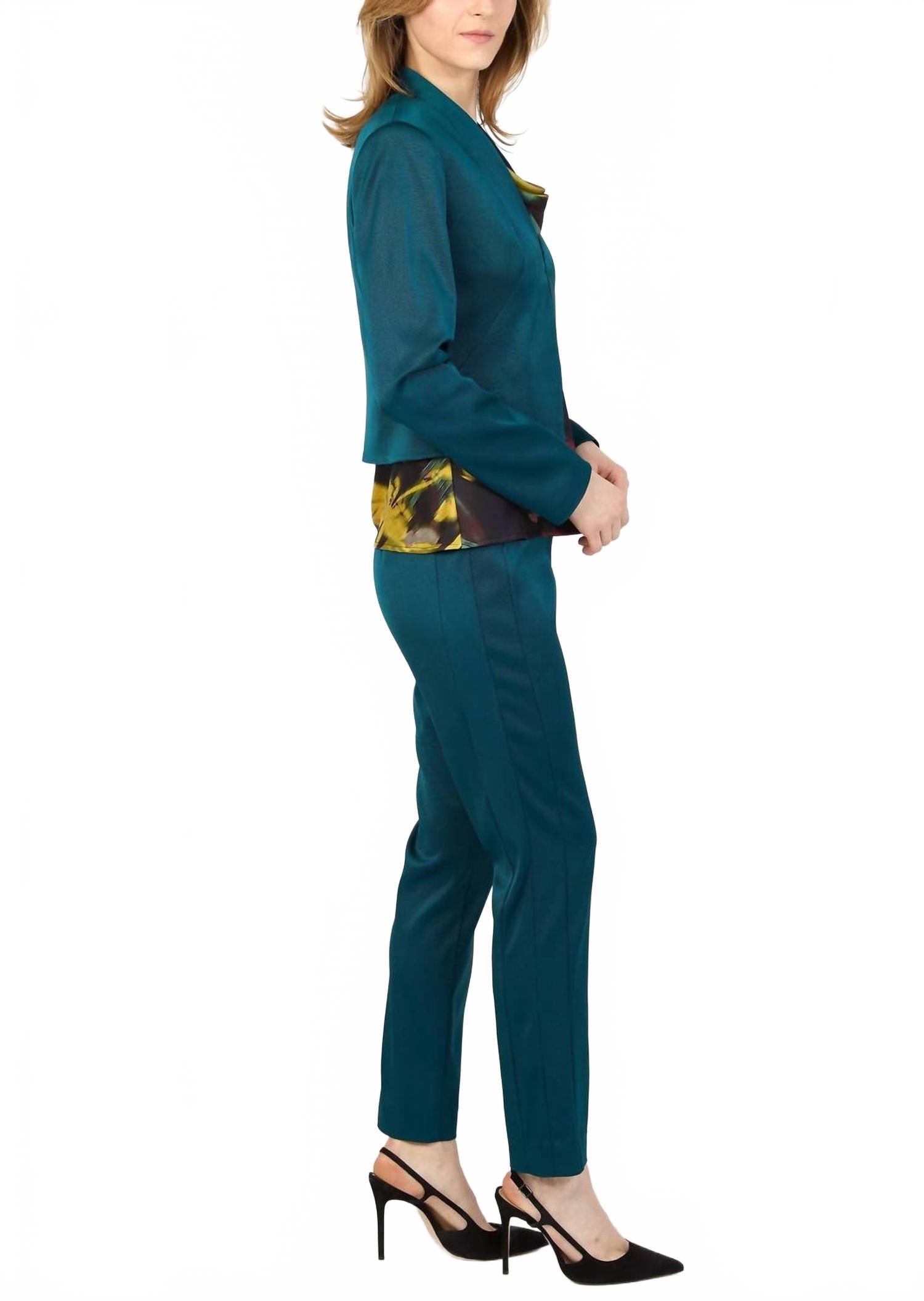 Stretch Faille Pant In Spruce