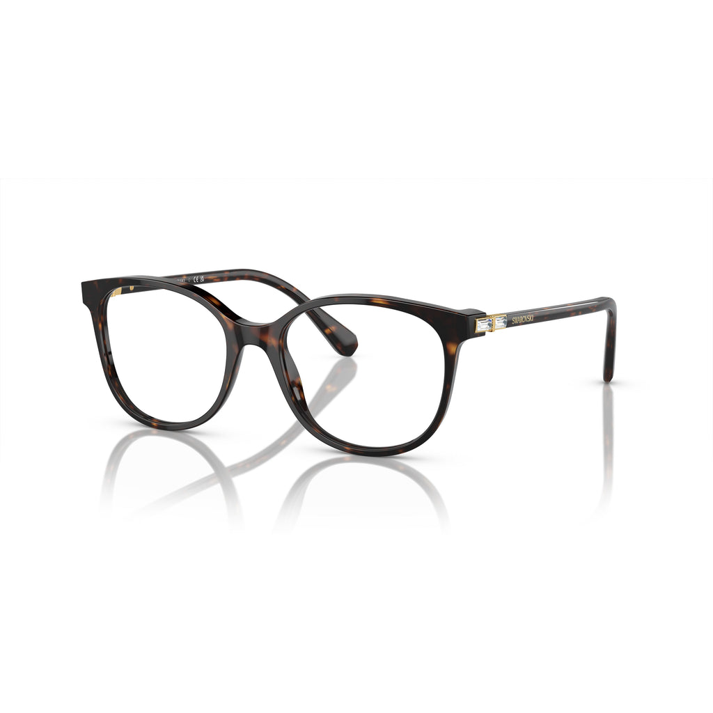 0Sk2002 Oversized Square Frame Eyeglasses with Cat-Eye Silhouette