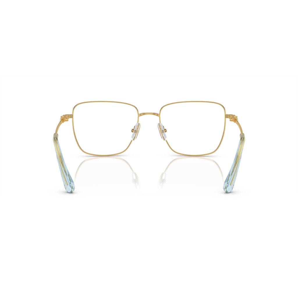 0Sk1003 Delicate Gold Metal Frame Sunglasses with Gradient Temples