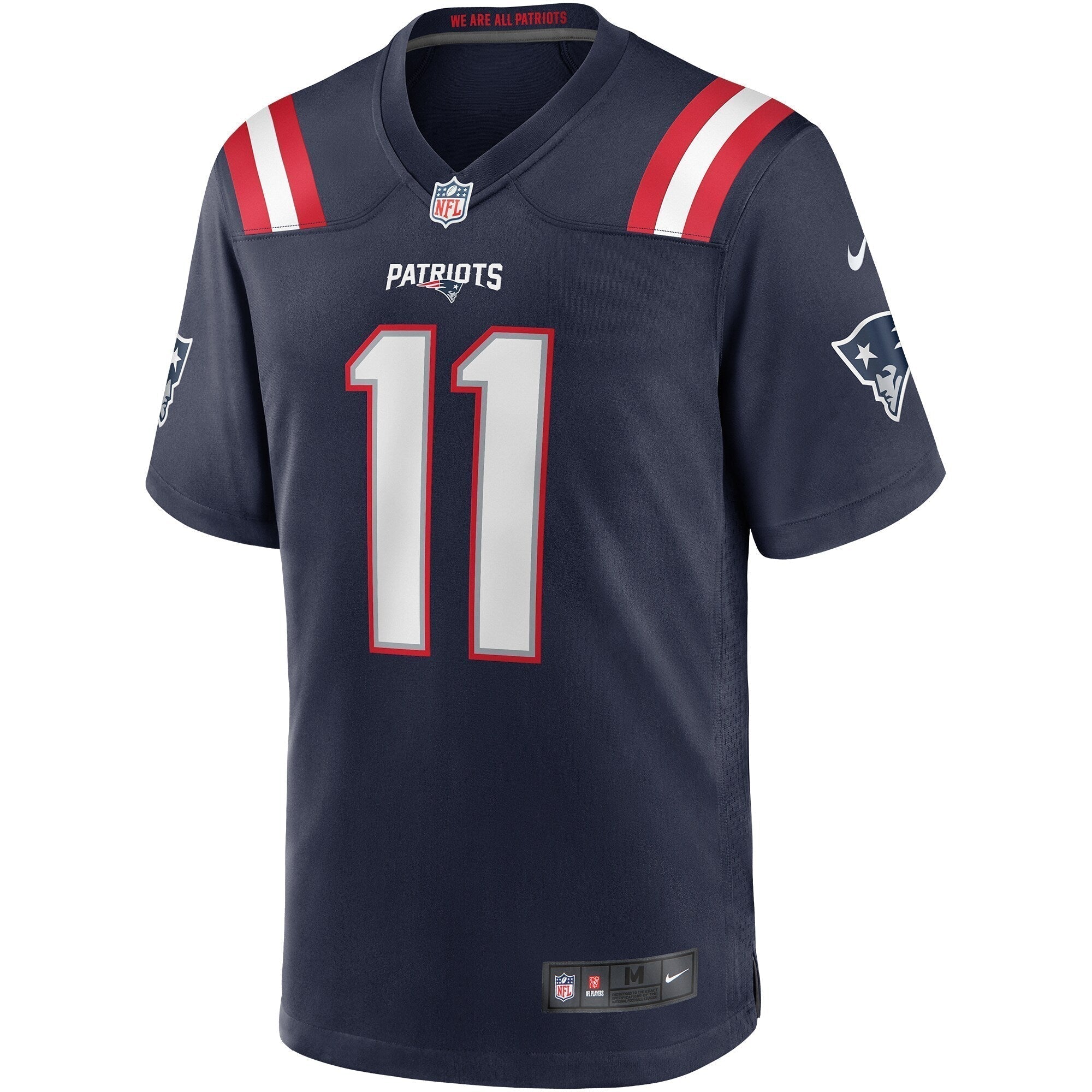 Drew Bledsoe New England Patriots Nike Game Retired   Jersey - Navy