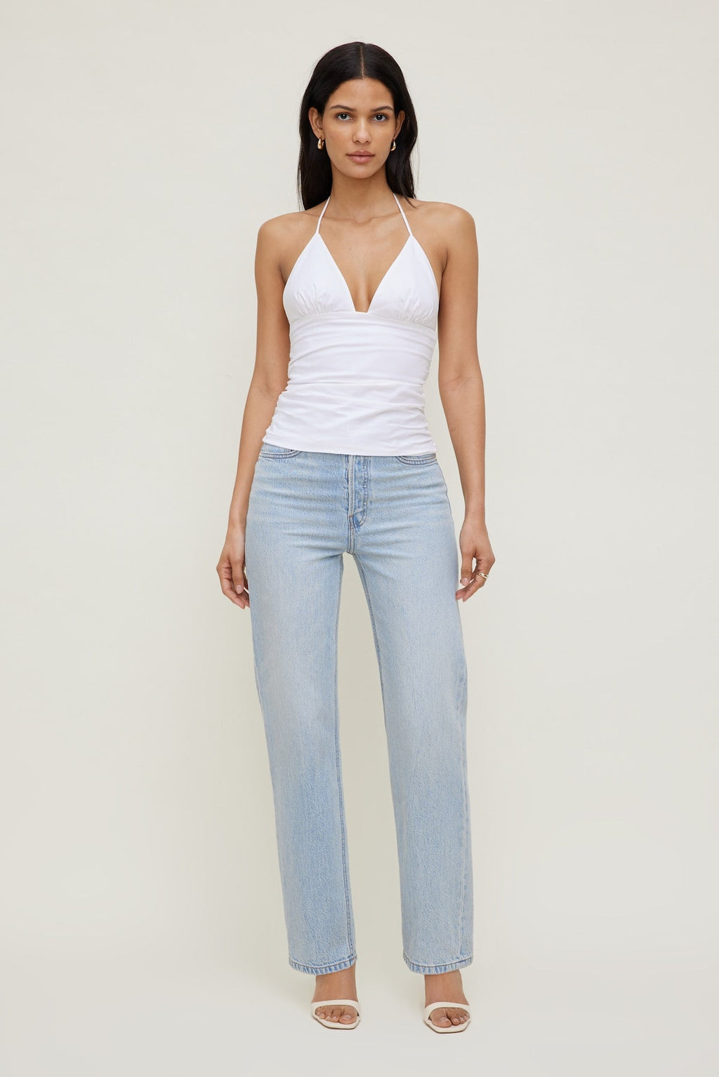Poplin Halter Top