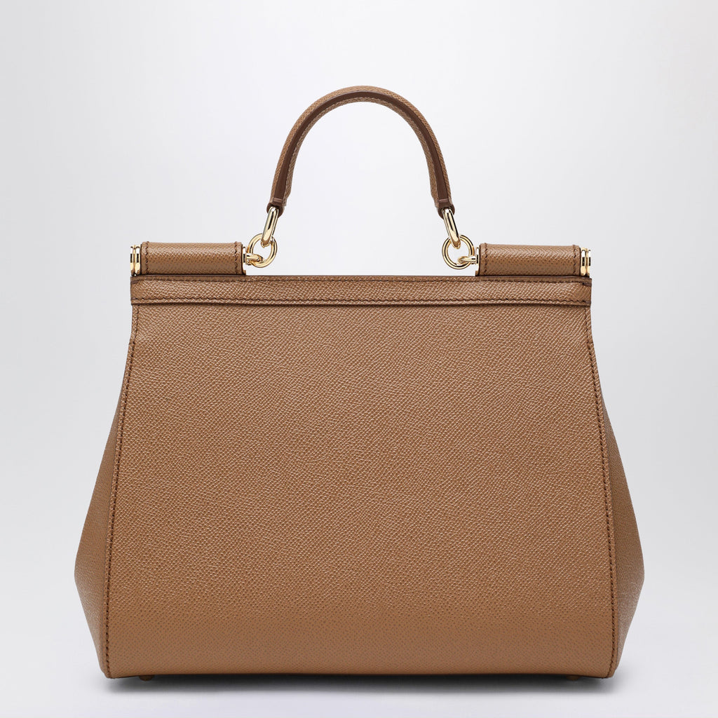 Dolce&Gabbana Large Caramel Sicily Hand Bag Women