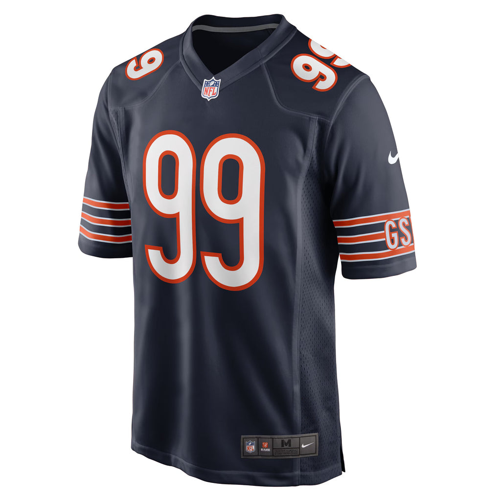 Chicago Bears Gervon Dexter Sr Navy Team Game Jersey
