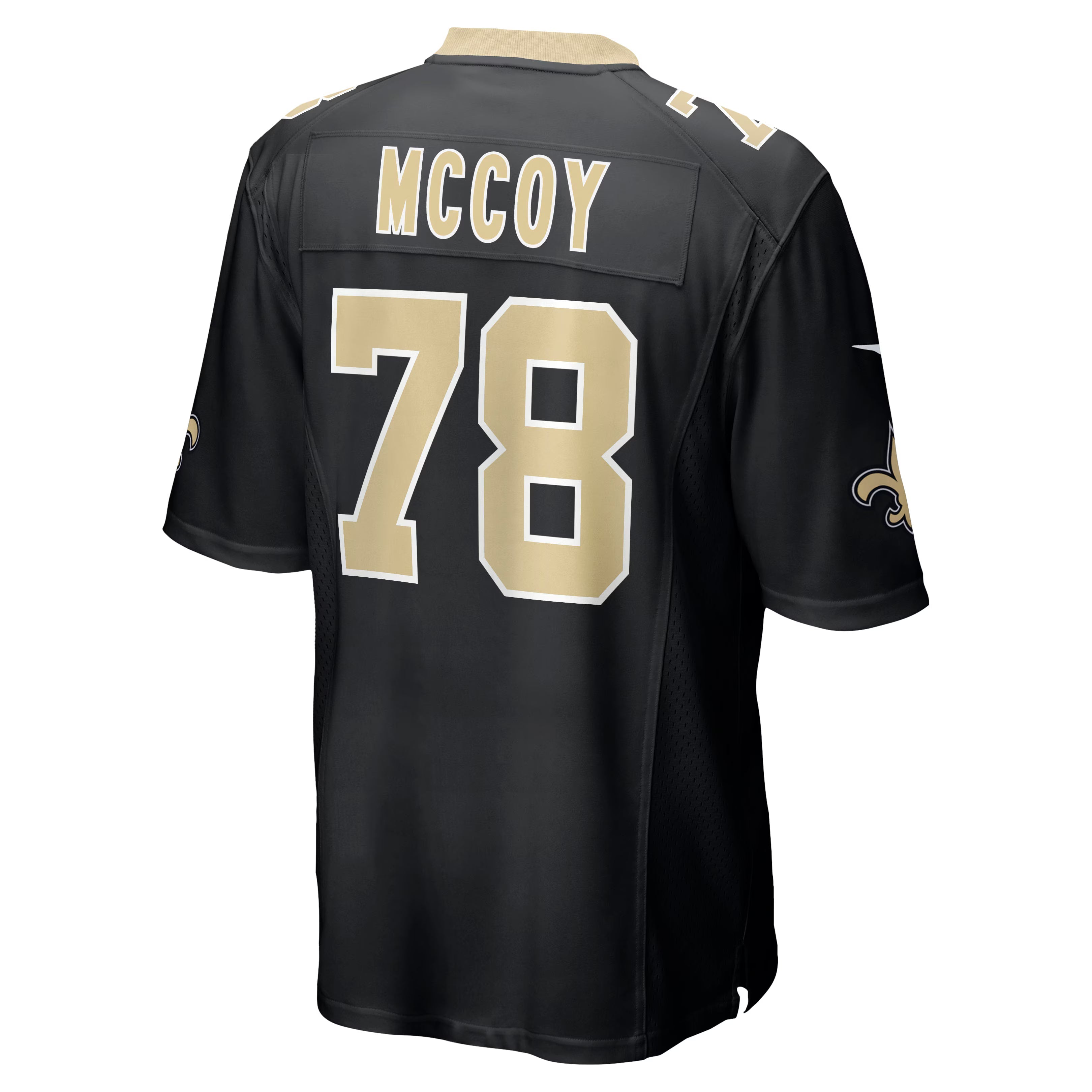 New Orleans Saints Erik Mccoy Black Game Jersey