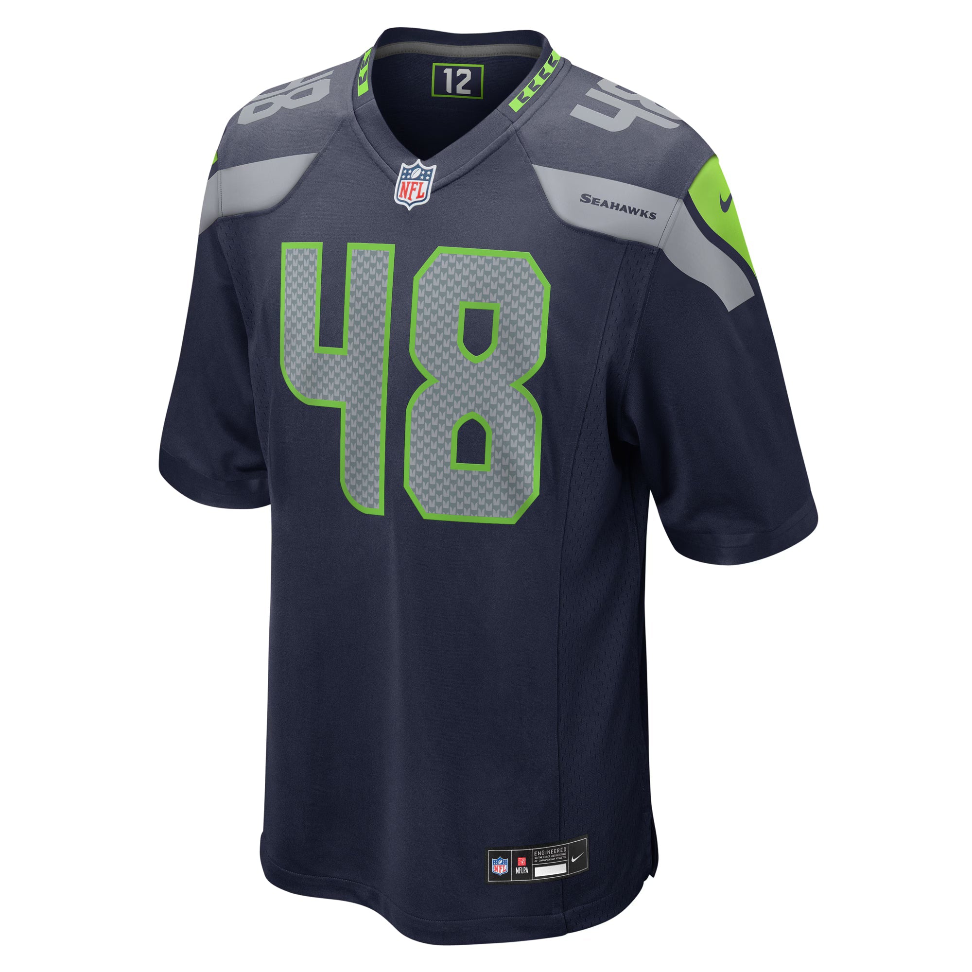 Seattle Seahawks Tyrice Knight College Navy Game Jersey