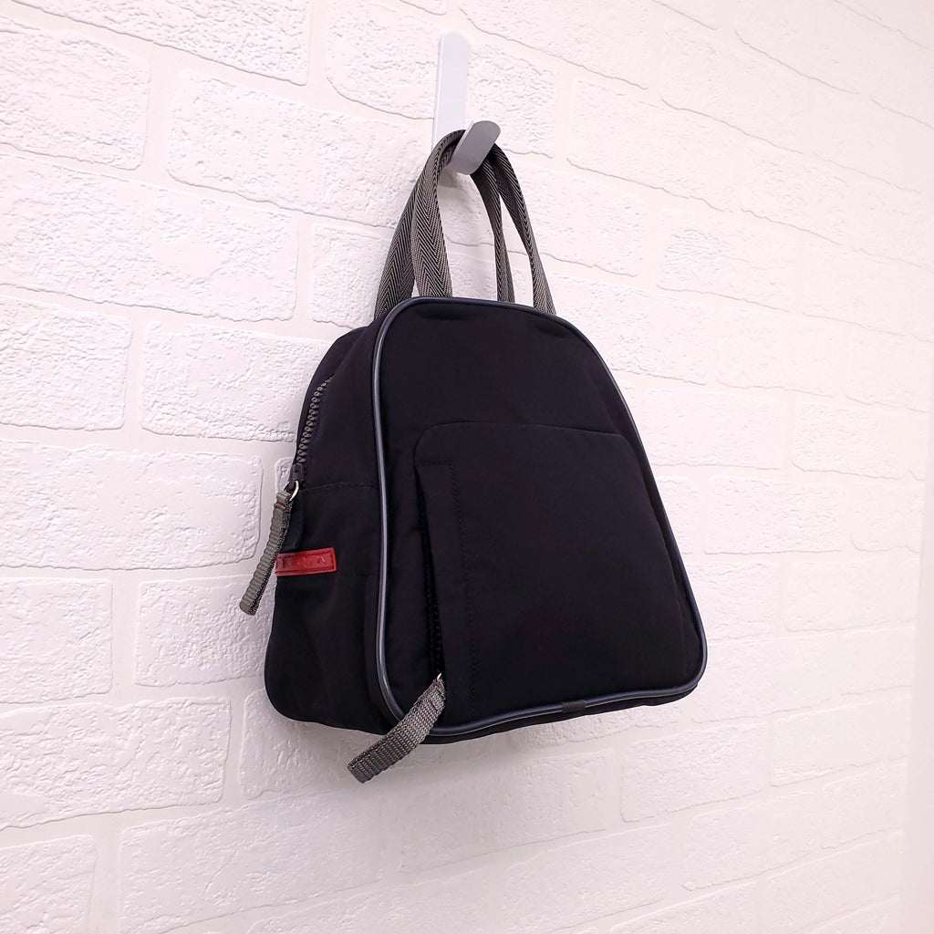 PRADA SPORT BLACK NYLON HANDBAG