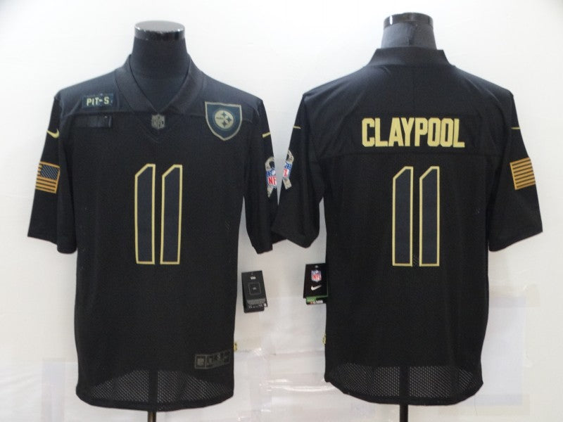 Men's Pittsburgh Steelers Chase Claypool 2020 Salute To Service Limited jersey