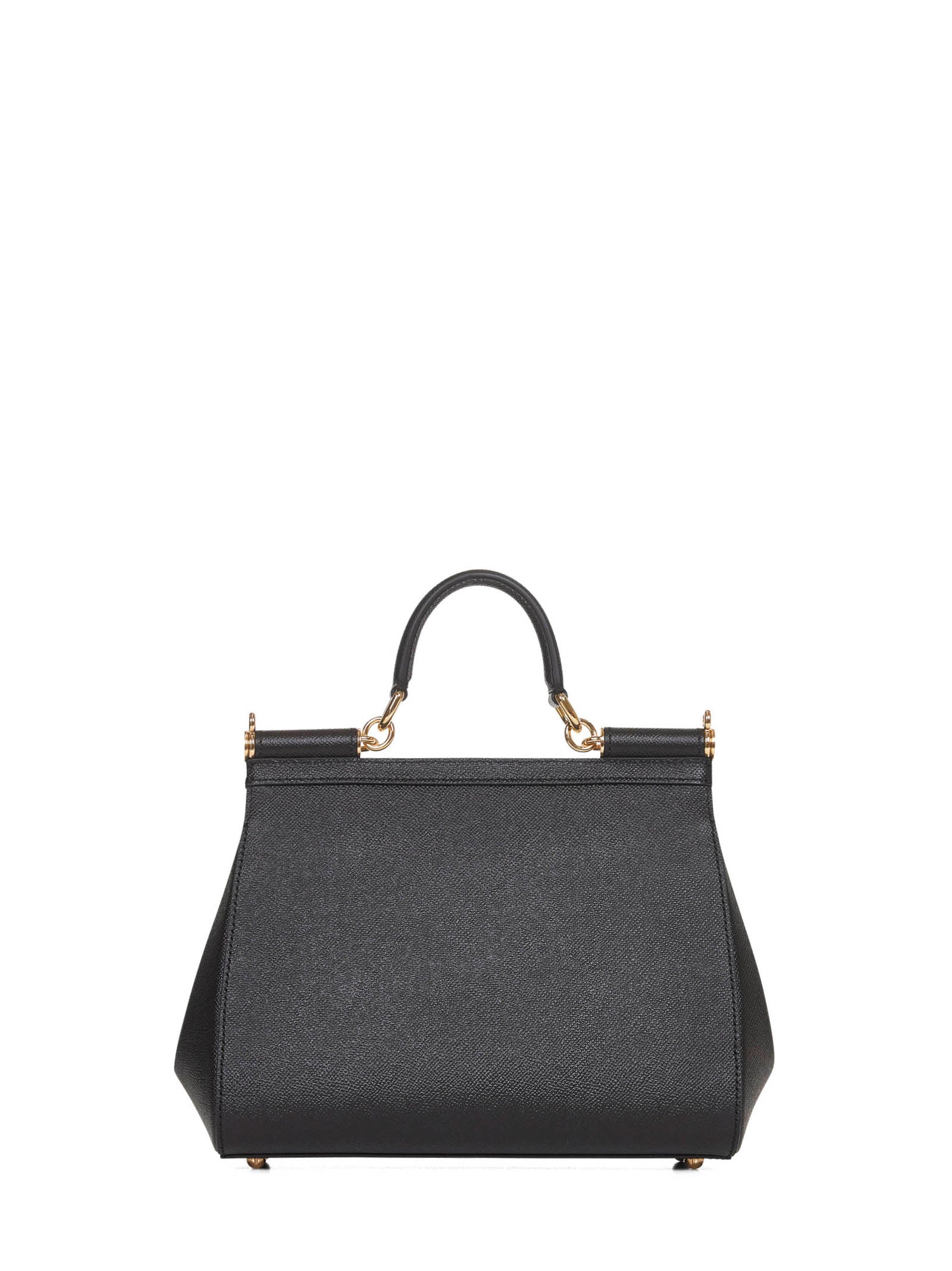 Dolce & Gabbana Women Black Large Sicily Handbag