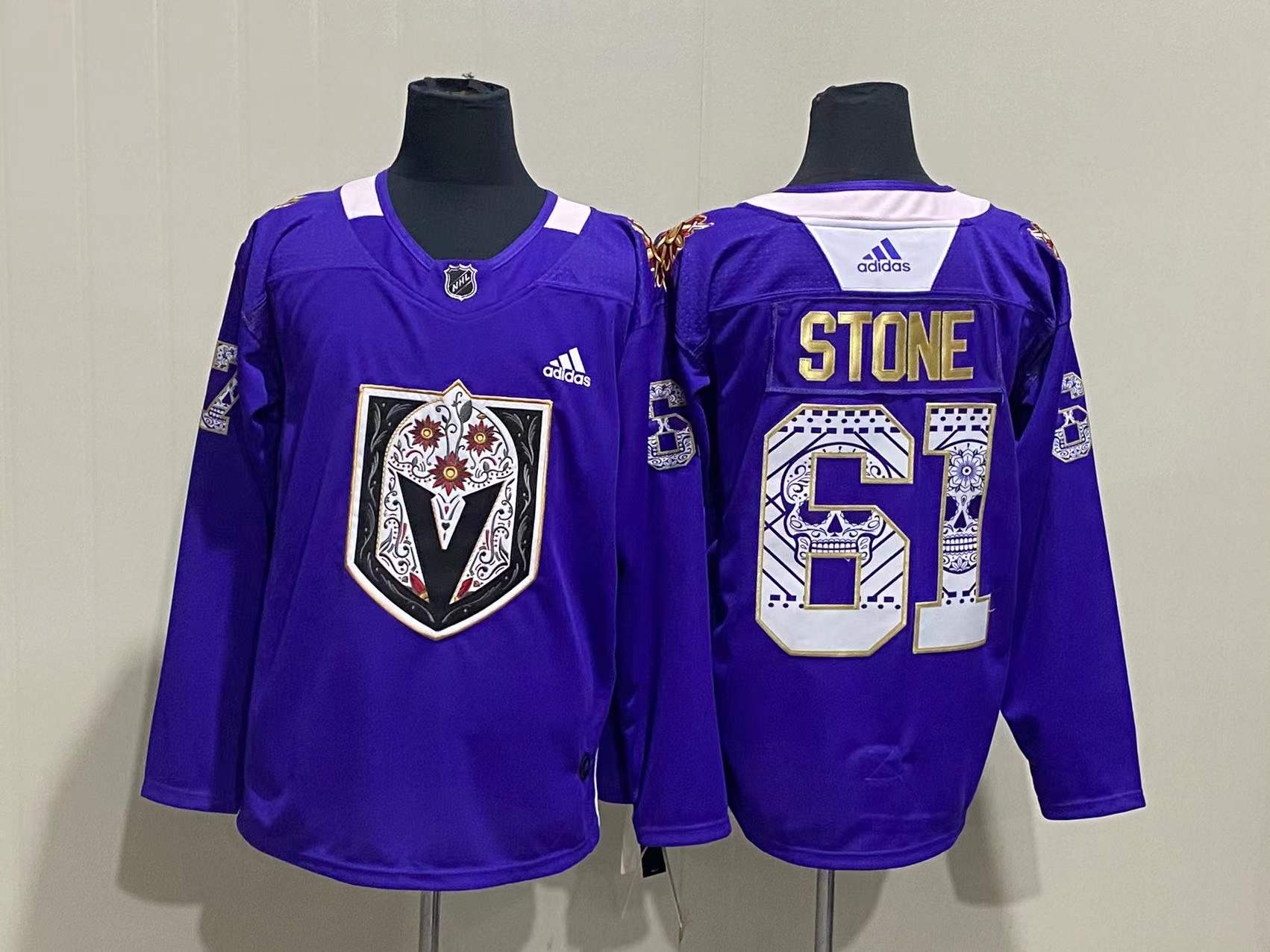 Men's Vegas Golden Knights Mark Stone #61 Blue Breakaway Player jersey