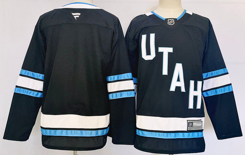 Men's Phoenix Coyotes Blank Black Game jersey