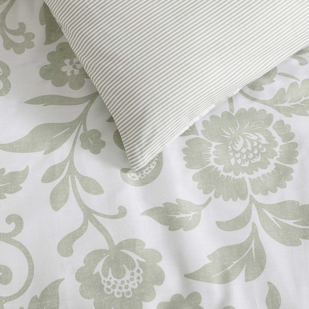 Nautica Jacob Bay Floral Green King Comforter Set