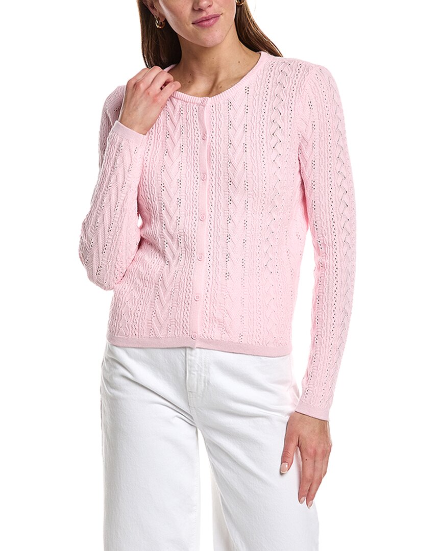 Design History Pointelle Cardigan