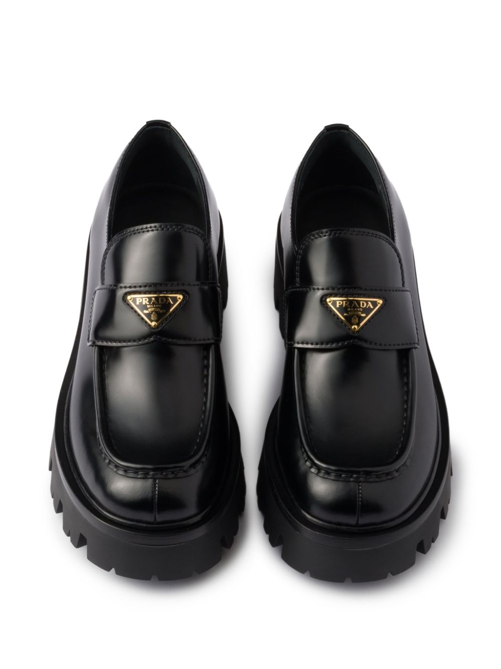 Prada Women Leather Loafers