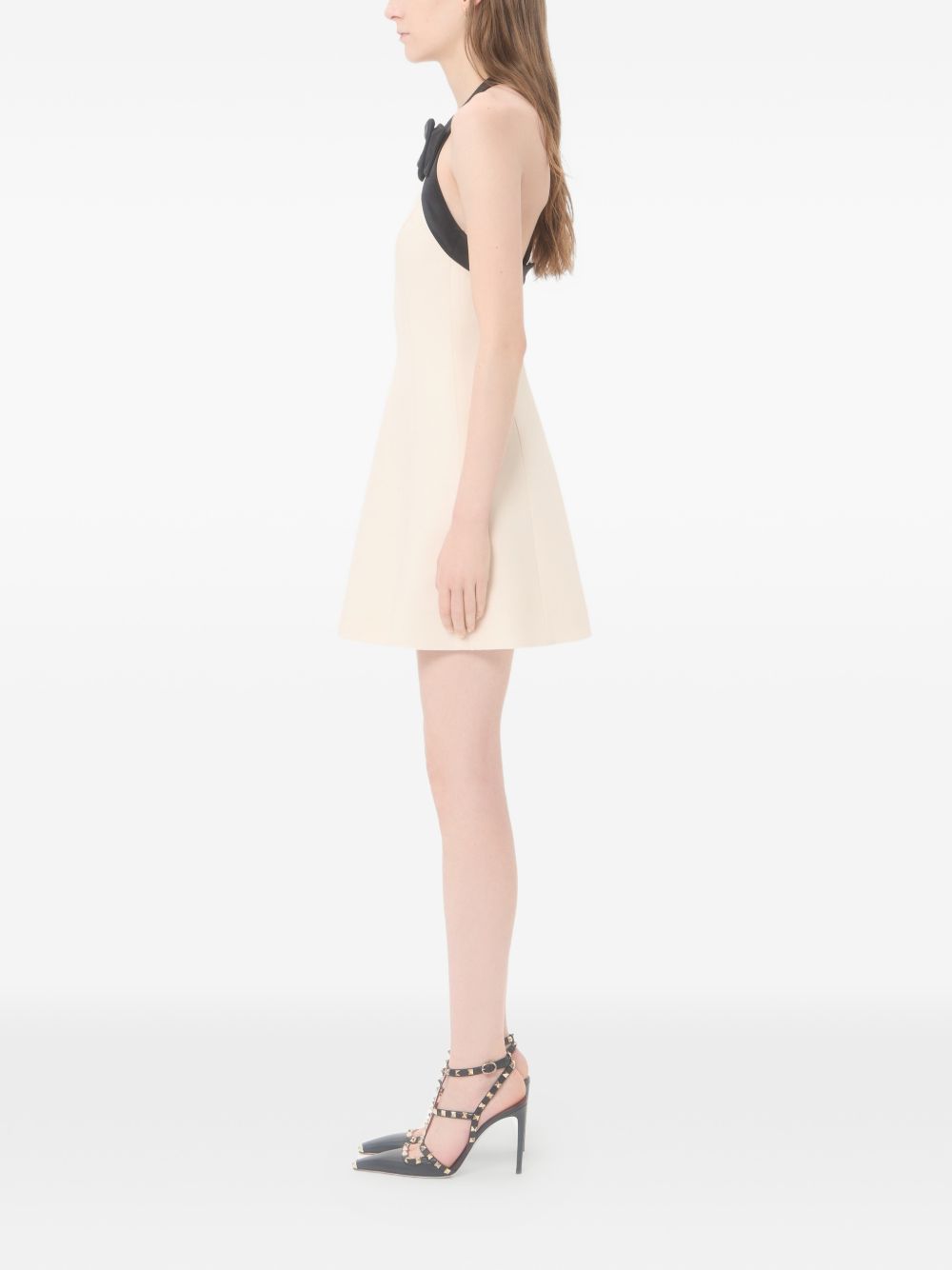 Valentino Women Wool And Silk Blend Mini Dress