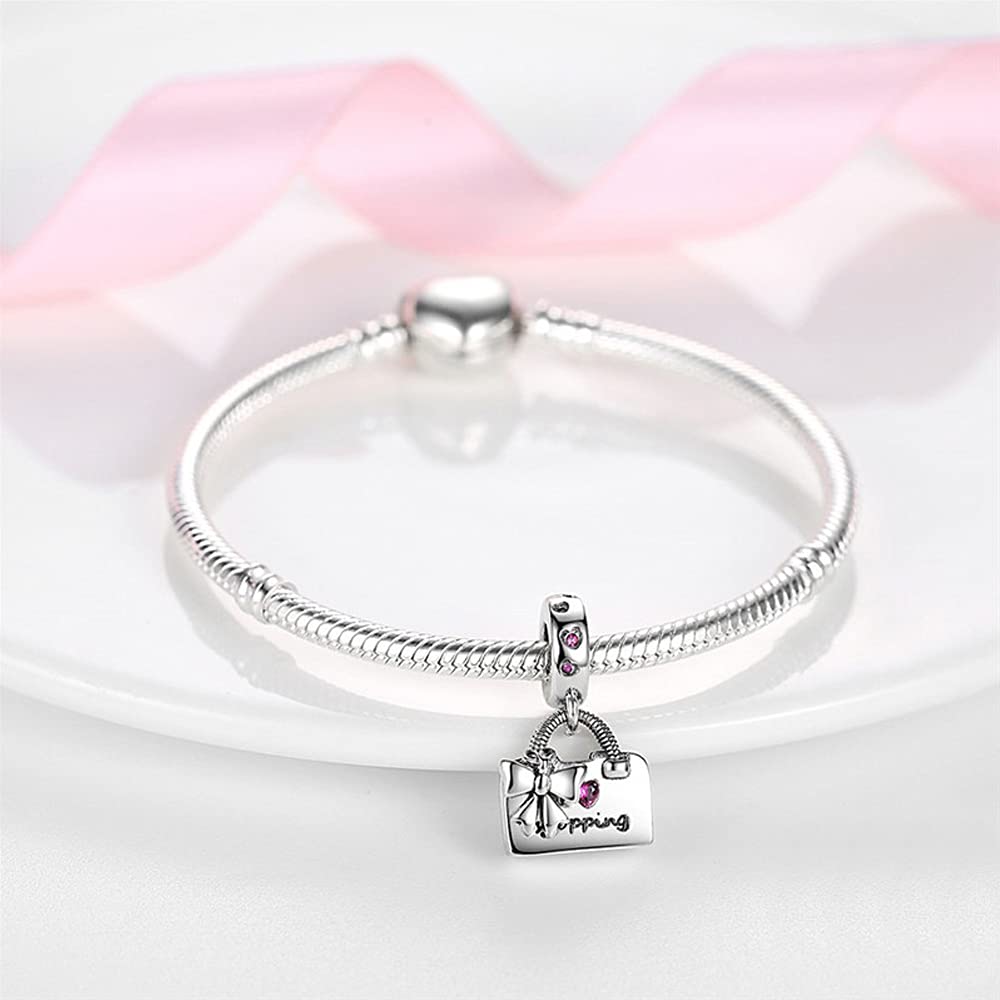 I Love Shopping Charm