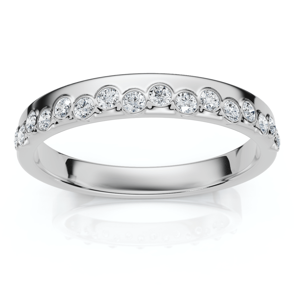 1/5Ct TW Diamond Rhythm Anniversary Band Lab Grown