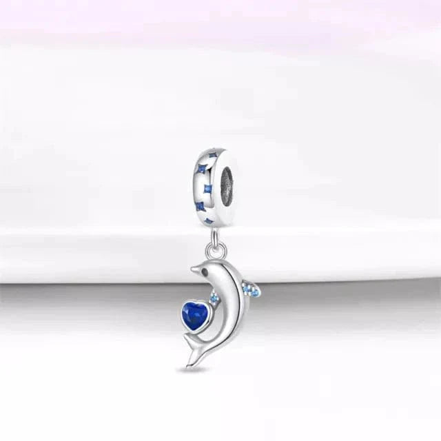 Playing Dolphin Dangle Charm