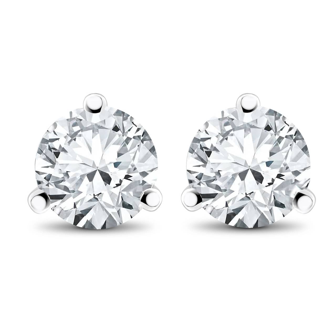 3/4 ct TDW Lab Grown Diamond Martni Studs Lab Grown